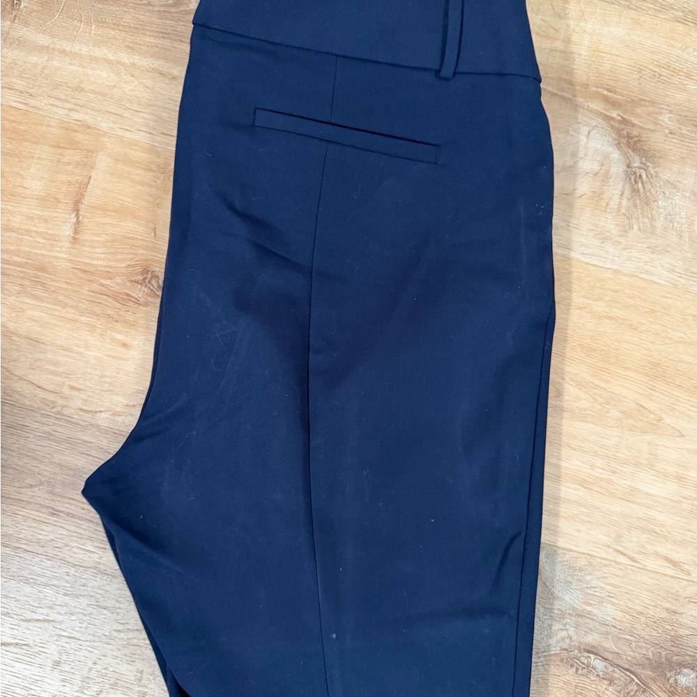 LOFT Plus Blue Marisa Dress Pants - Picture 2 of 4